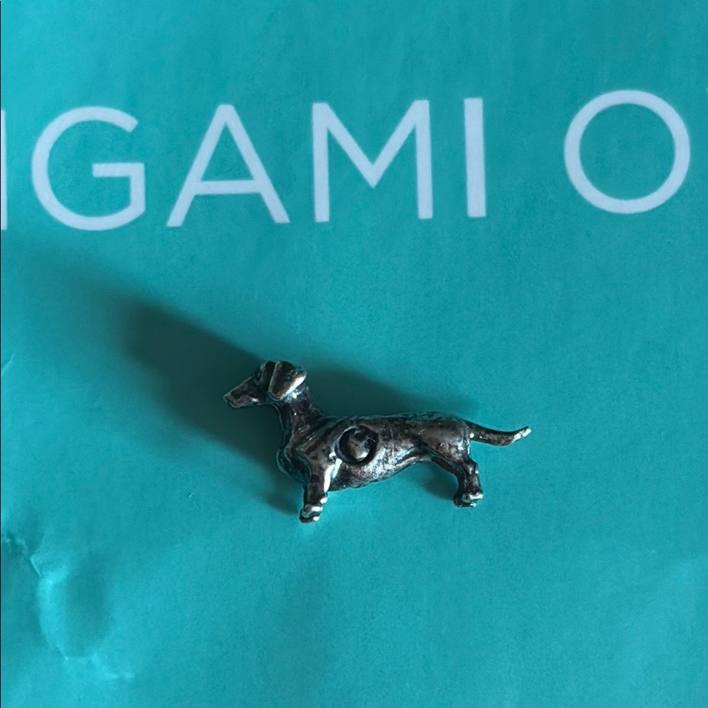 Origami Owl Silver Dachshund Charm
